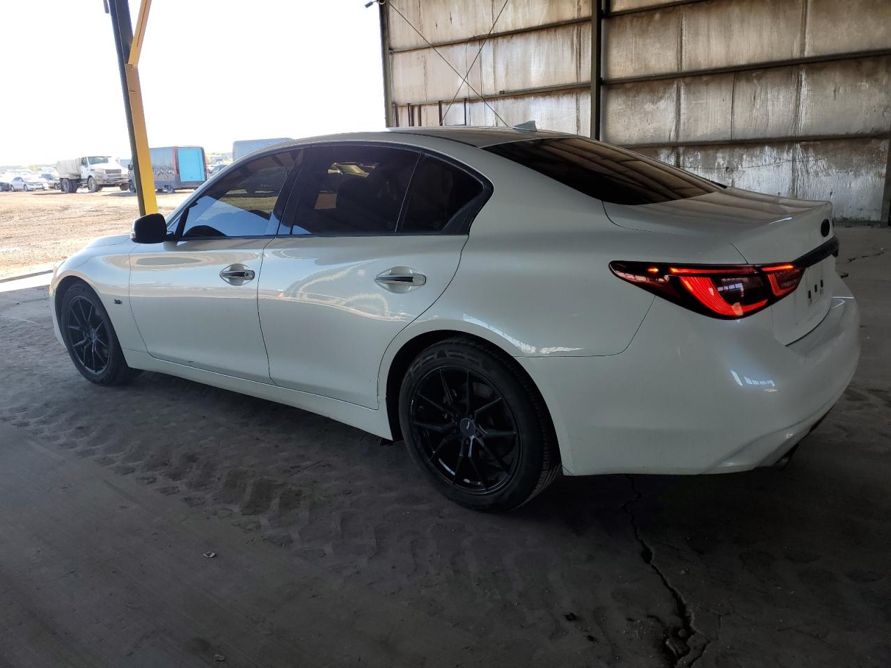 2018 Infiniti Q50 VIN JN1EV7AP4JM592057 Copart auction photo, front end damage thumbnail 2
