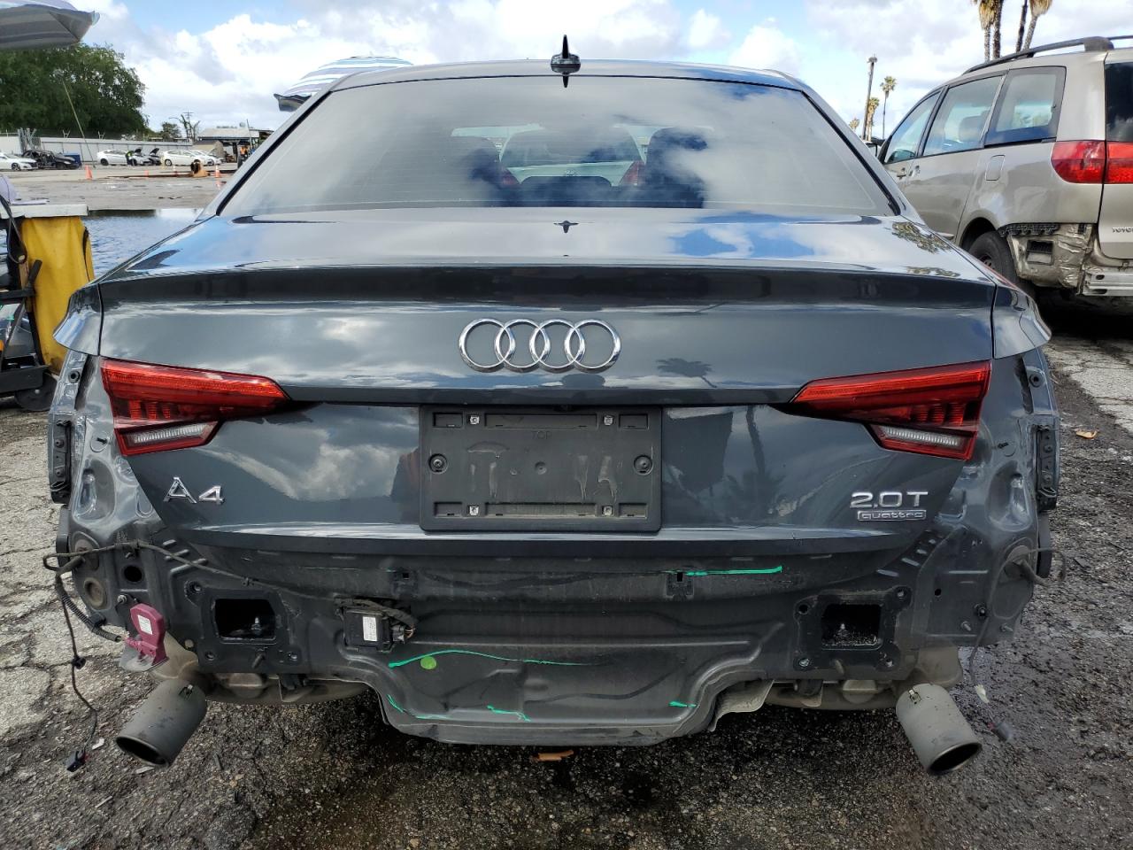 2017 Audi A4 VIN WAUENAF49HN013428 Copart auction photo, rear end / front end damage thumbnail 6