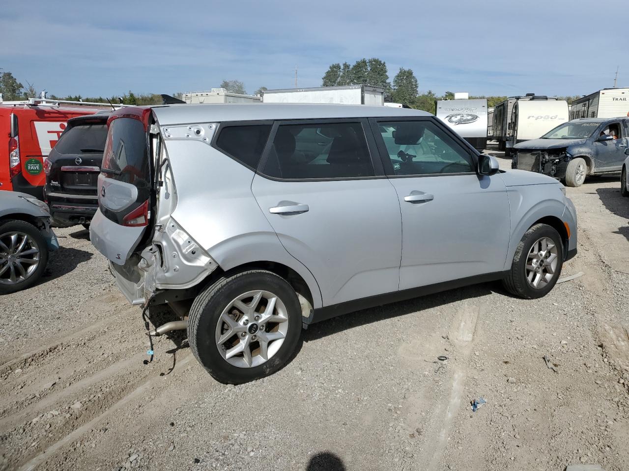 2020 KIA Soul VIN KNDJ23AU9L7003783 Copart auction photo, rear end damage thumbnail 3