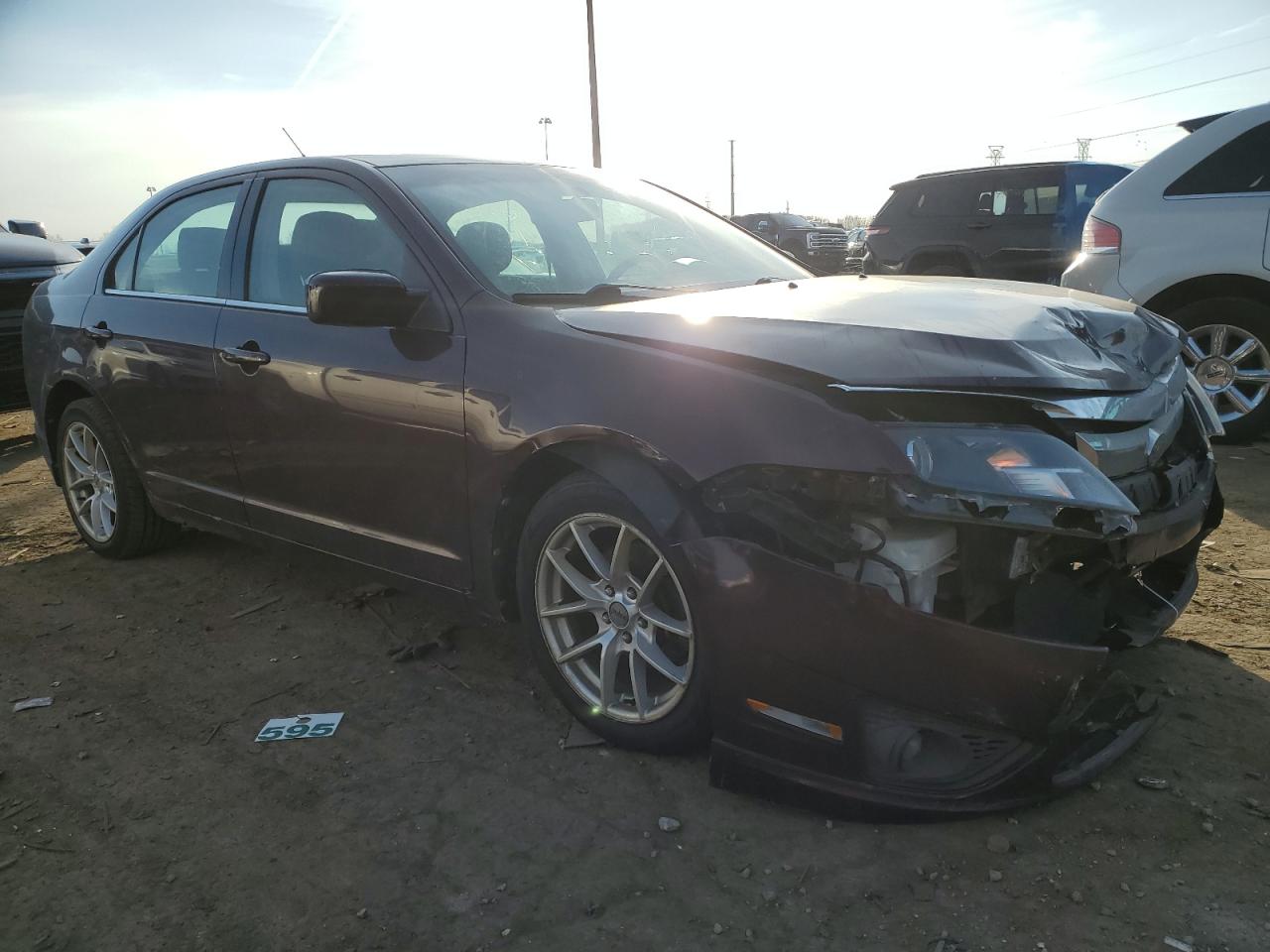 2011 Ford Fusion VIN 3FAHP0HA9BR195987 Copart auction photo, front end damage thumbnail 4