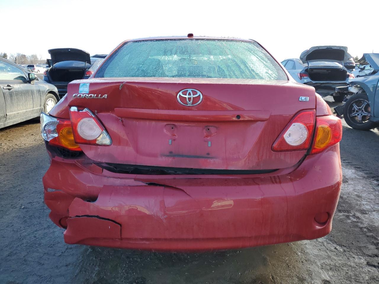 2010 Toyota Corolla VIN 2T1BU4EE4AC385403 Copart auction photo, rear end / front end damage thumbnail 6