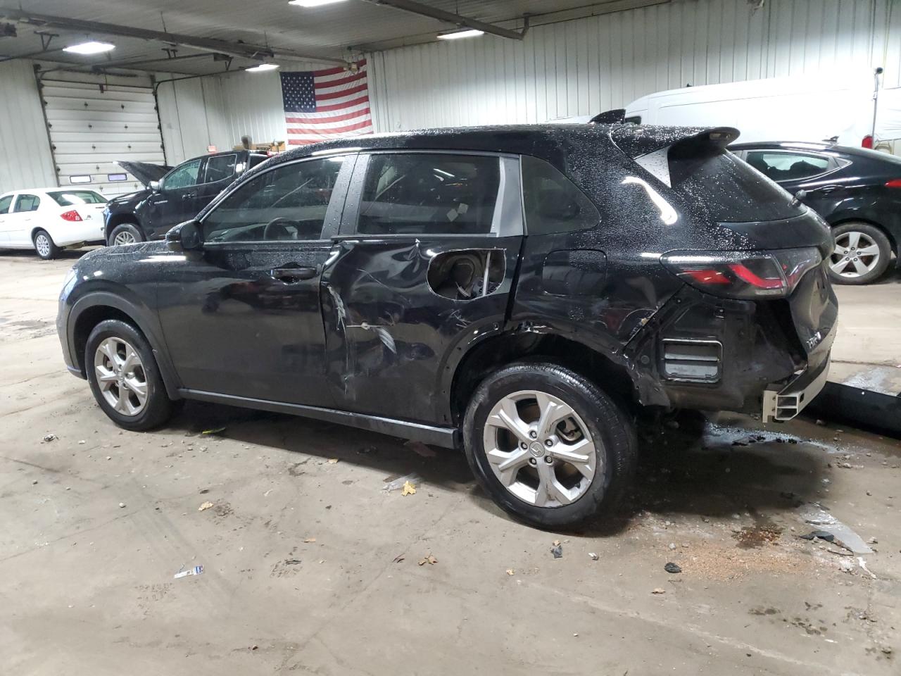 2024 Honda HR-V VIN 3CZRZ2H33RM760709 Copart auction photo, all over damage thumbnail 2