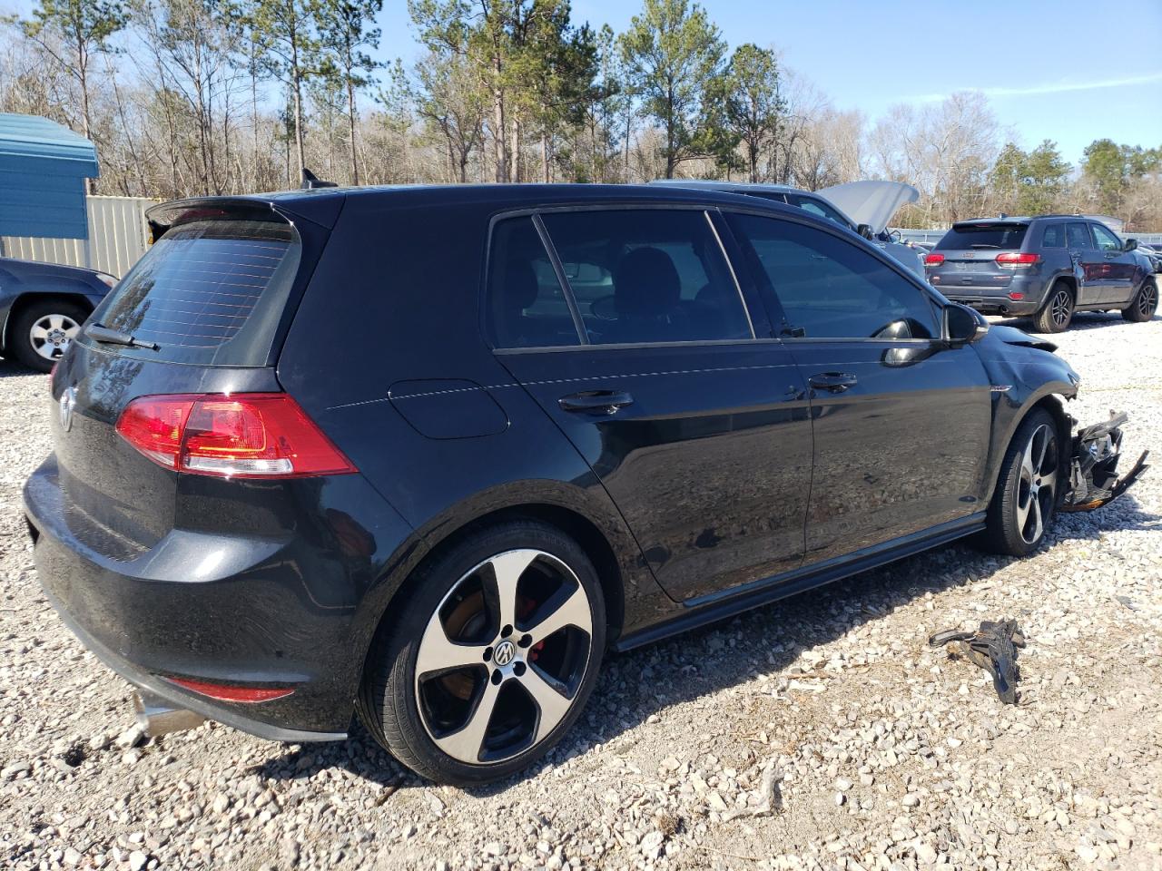 2017 Volkswagen GTI VIN 3VW4T7AU8HM045924 Copart auction photo, front end damage thumbnail 3