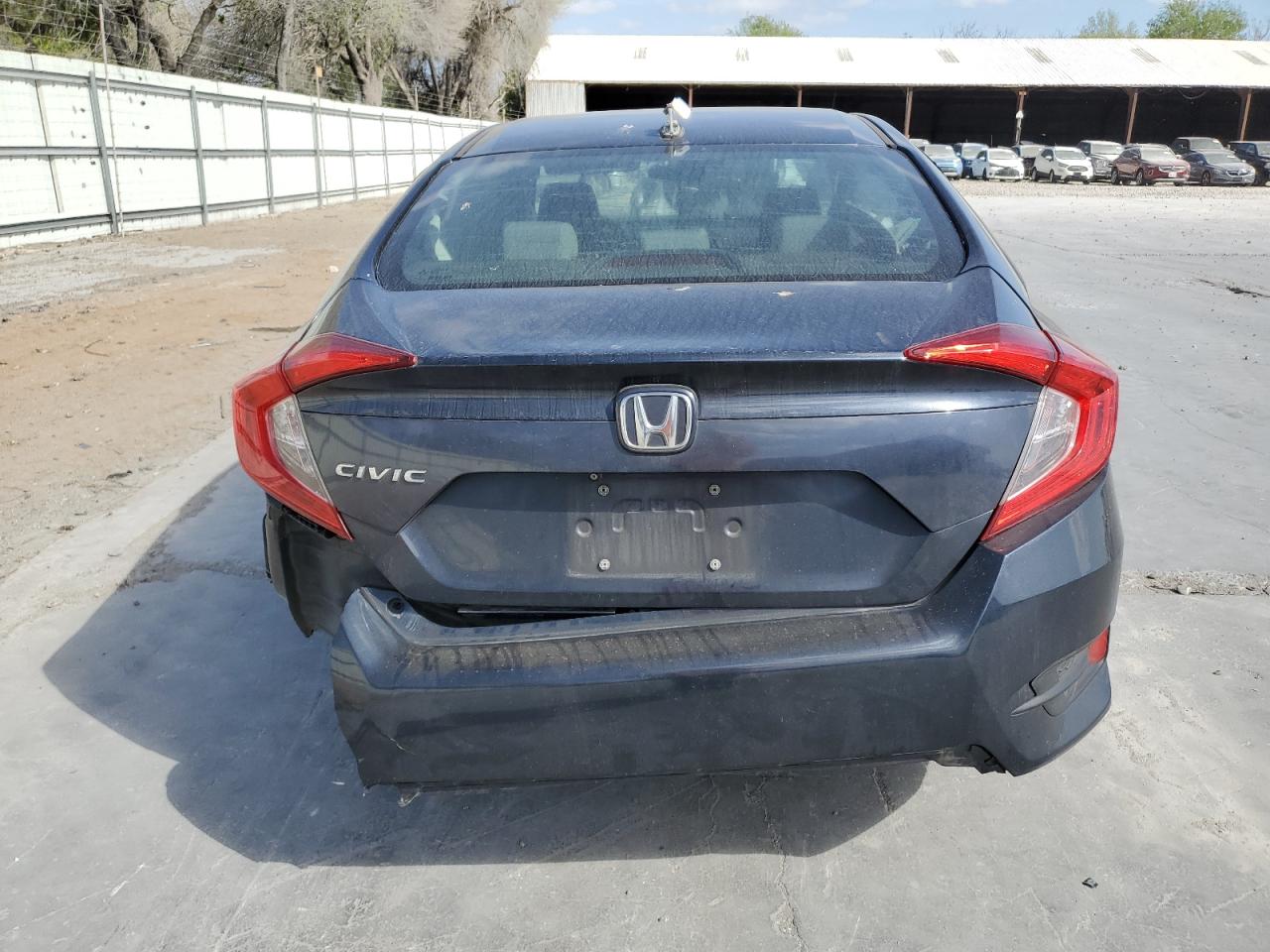 2018 Honda Civic VIN 19XFC2F82JE013321 Copart auction photo, all over damage thumbnail 6