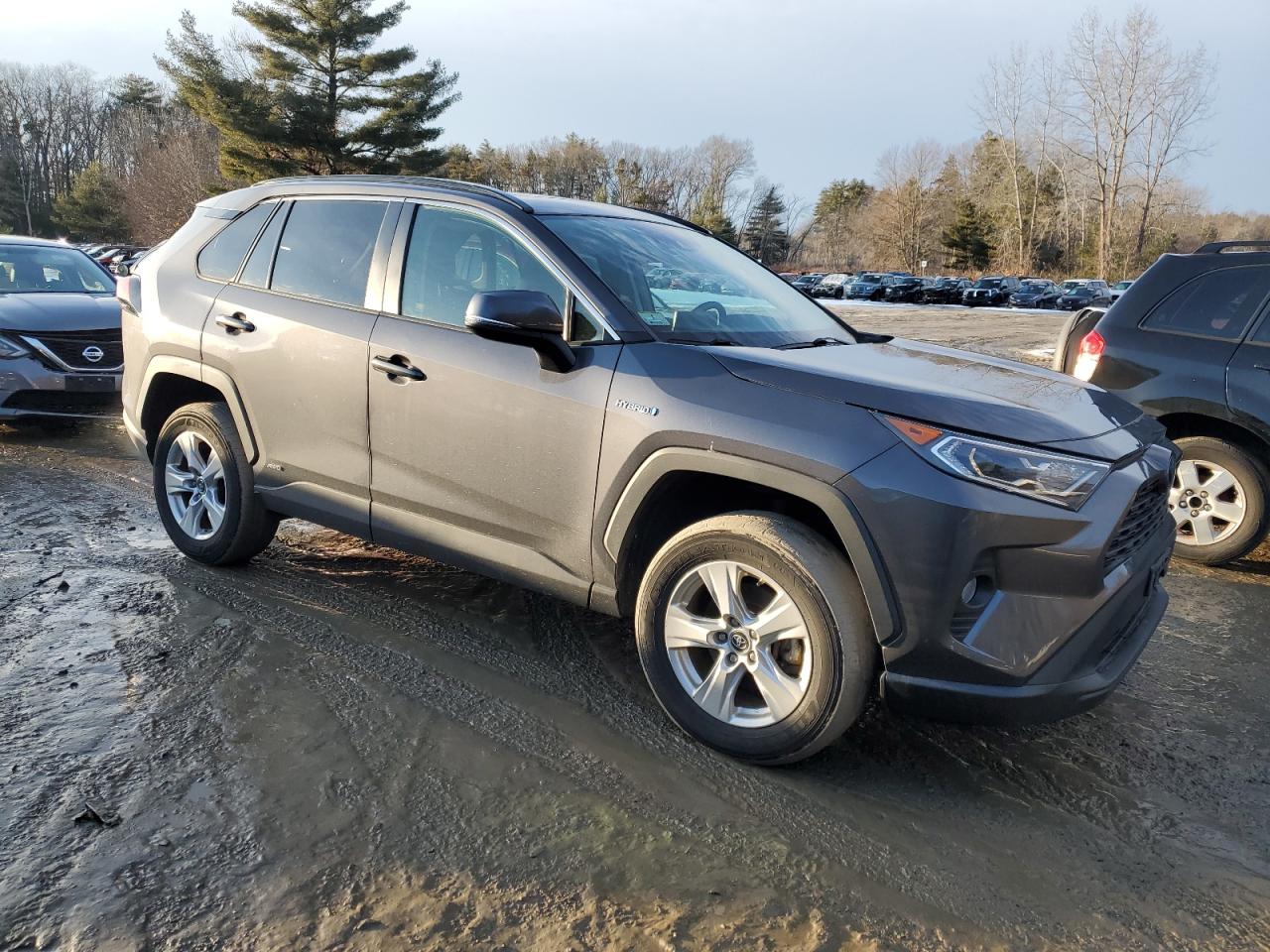2019 Toyota RAV 4 VIN 2T3RWRFV0KW045872 Copart auction photo, rear end damage thumbnail 4