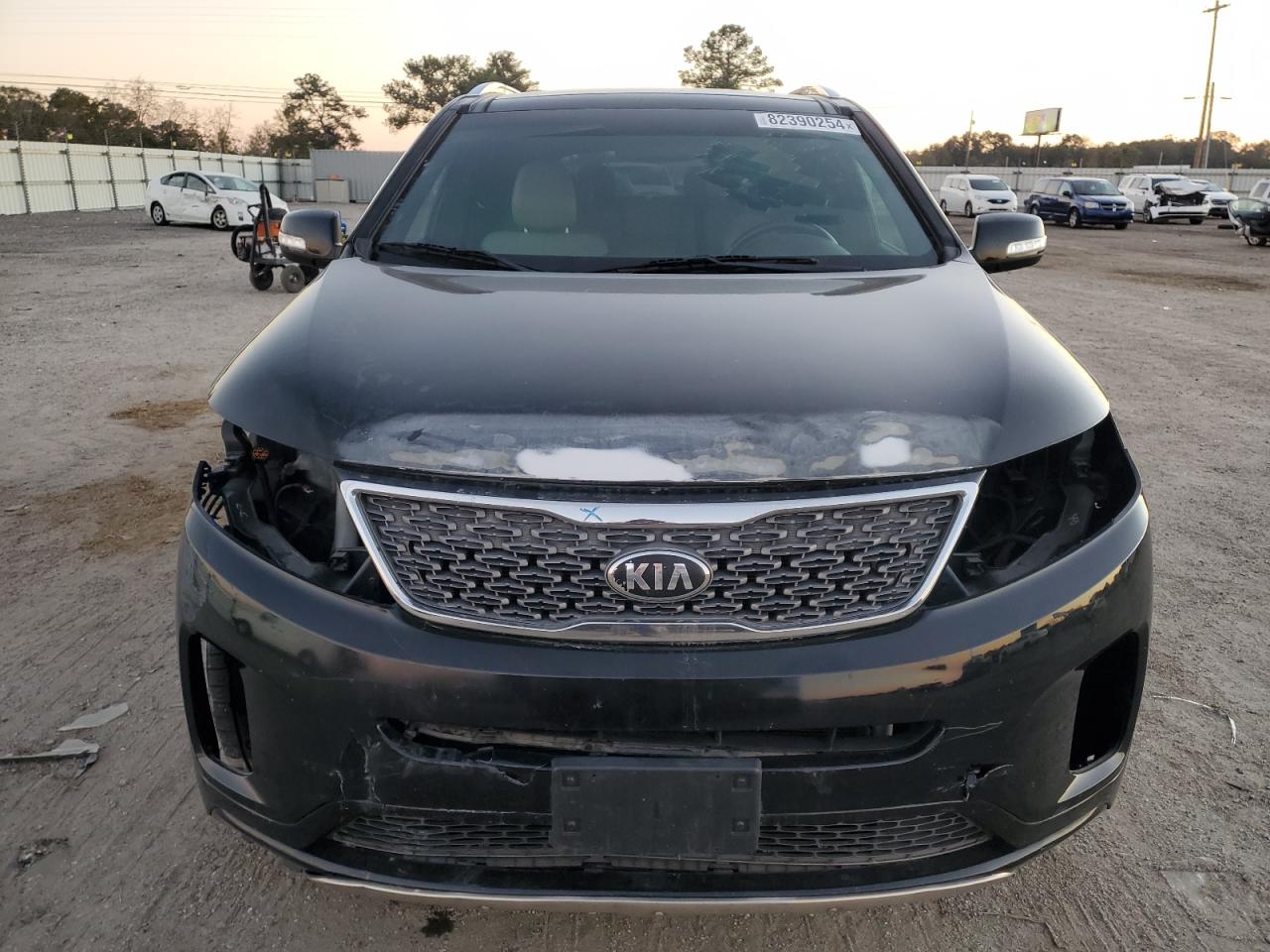2014 KIA Sorento VIN 5XYKW4A75EG537748 Copart auction photo, front end / side damage thumbnail 5