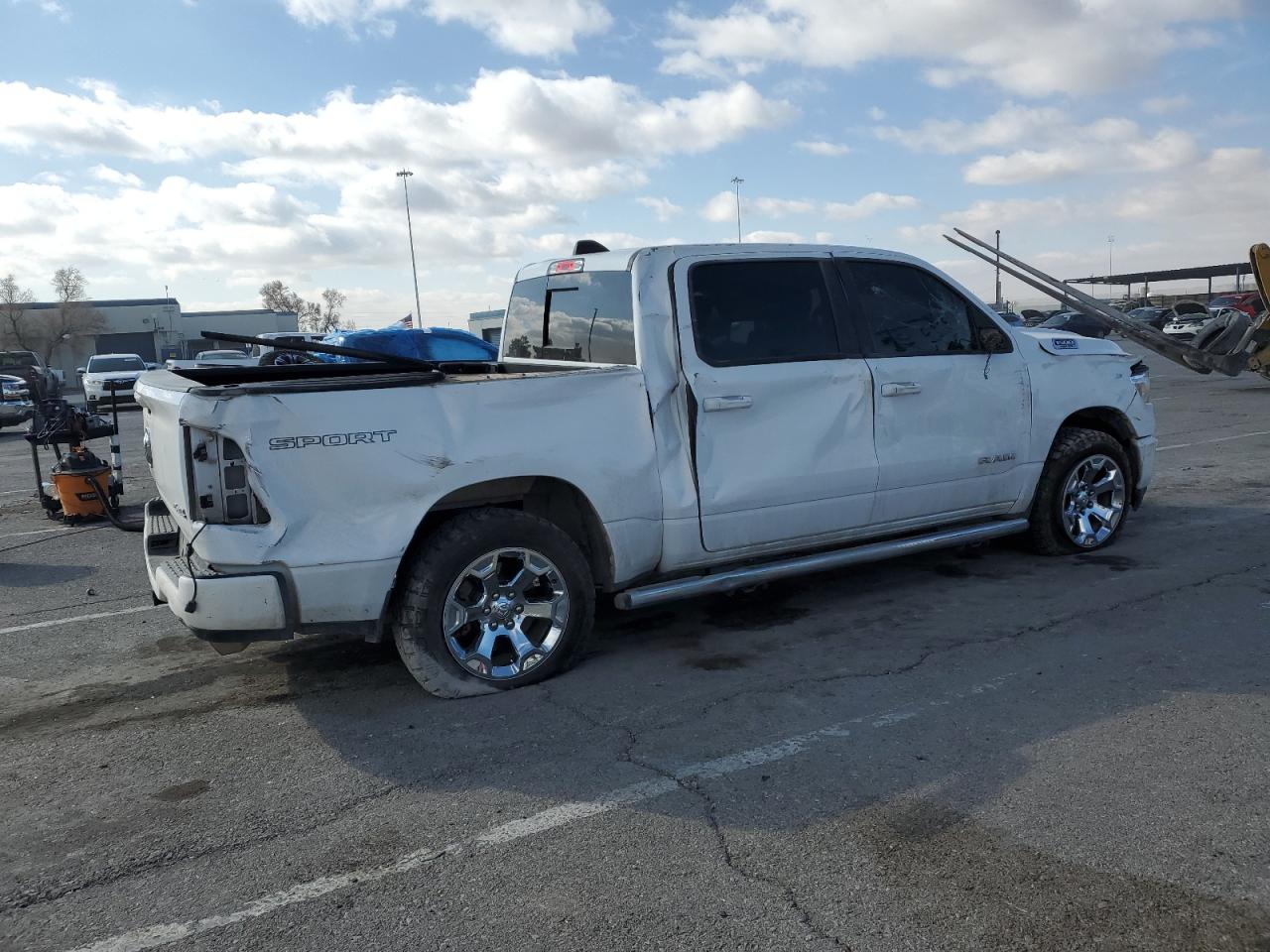 2020 RAM 1500 VIN 1C6SRFFT0LN144164 Copart auction photo, all over damage thumbnail 3