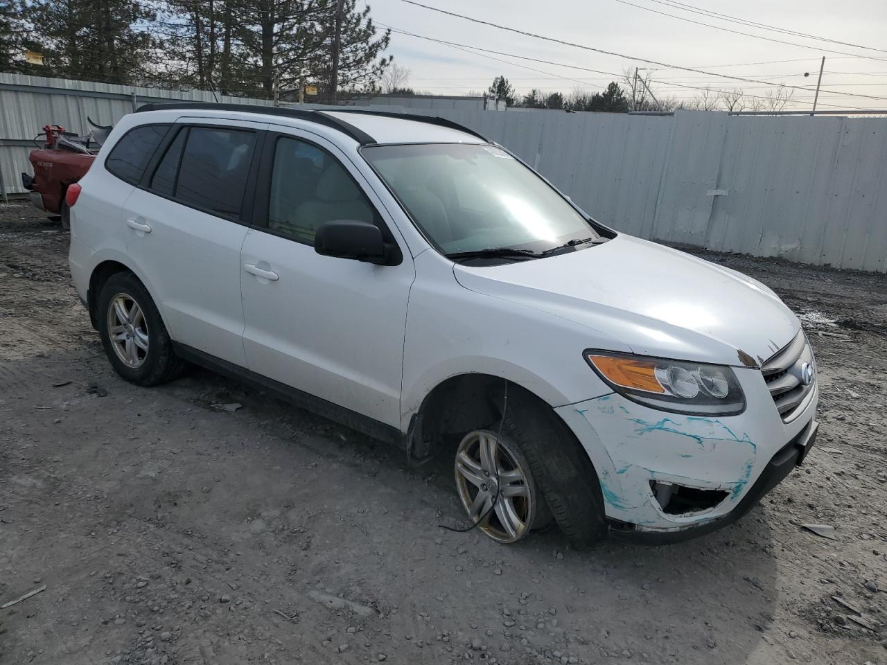 2012 Hyundai Santa Fe VIN 5XYZGDAB1CG145508 Copart auction photo, front end / normal wear damage thumbnail 4
