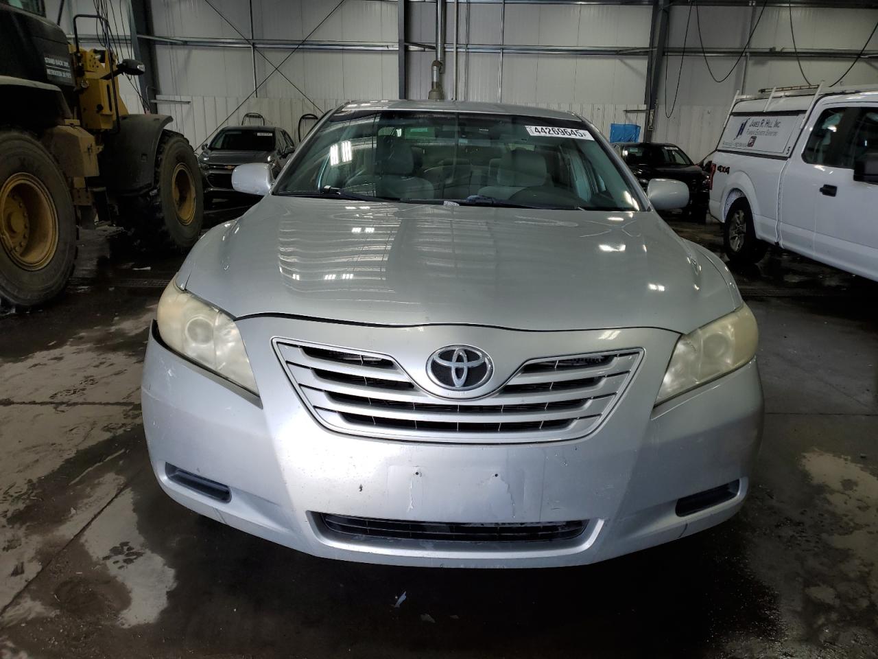 2007 Toyota Camry VIN 4T1BE46K27U607302 Copart auction photo, front end / side damage thumbnail 5