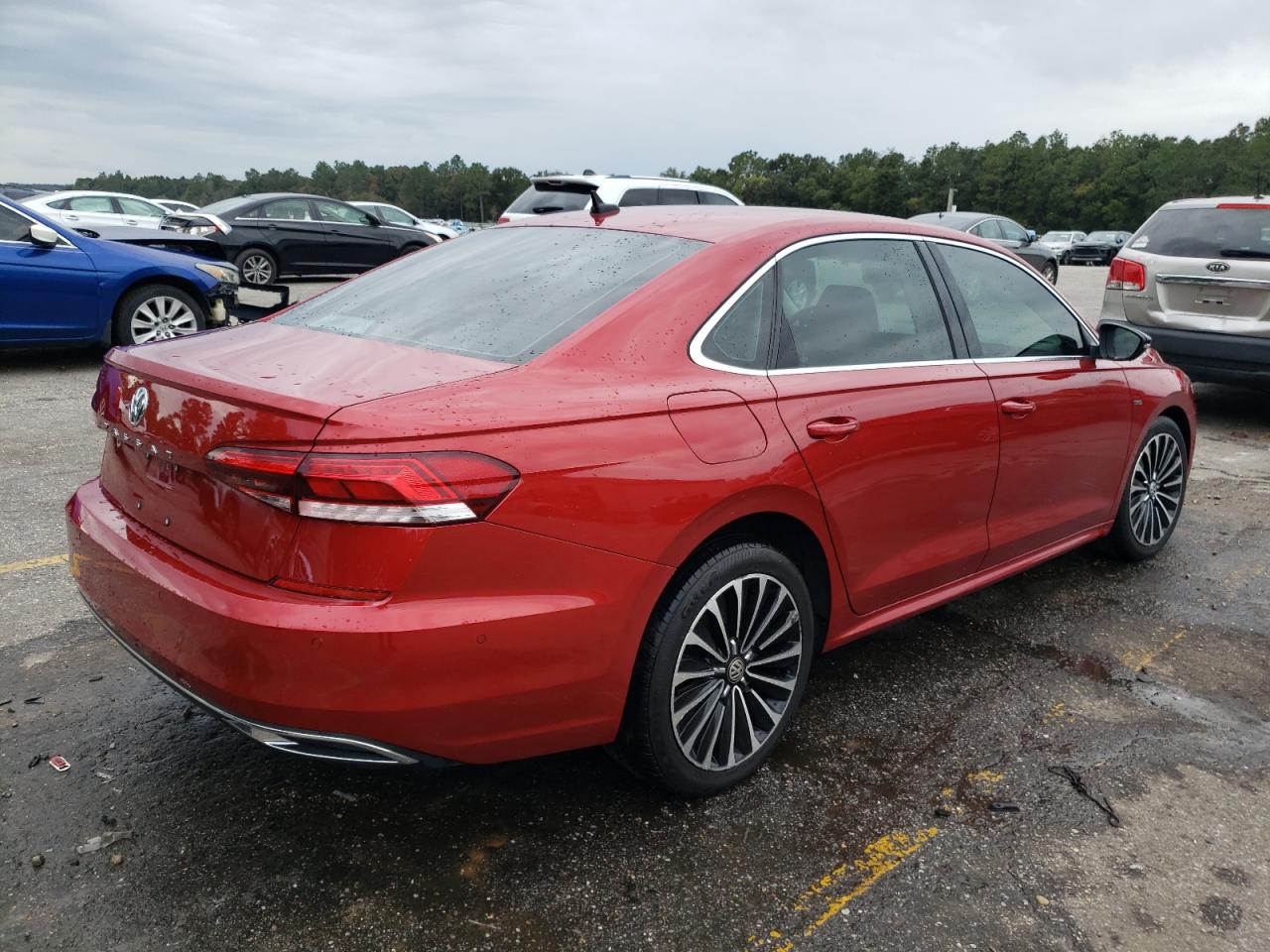 2022 Volkswagen Passat VIN 1VWBA7A34NC009228 Copart auction photo, side / undercarriage damage thumbnail 3