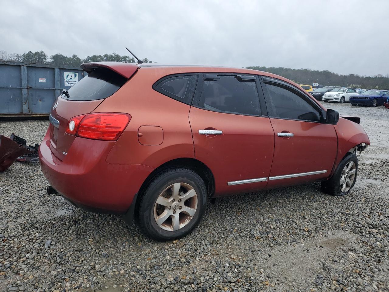 2011 Nissan Rogue VIN JN8AS5MV2BW309877 Copart auction photo, front end damage thumbnail 3