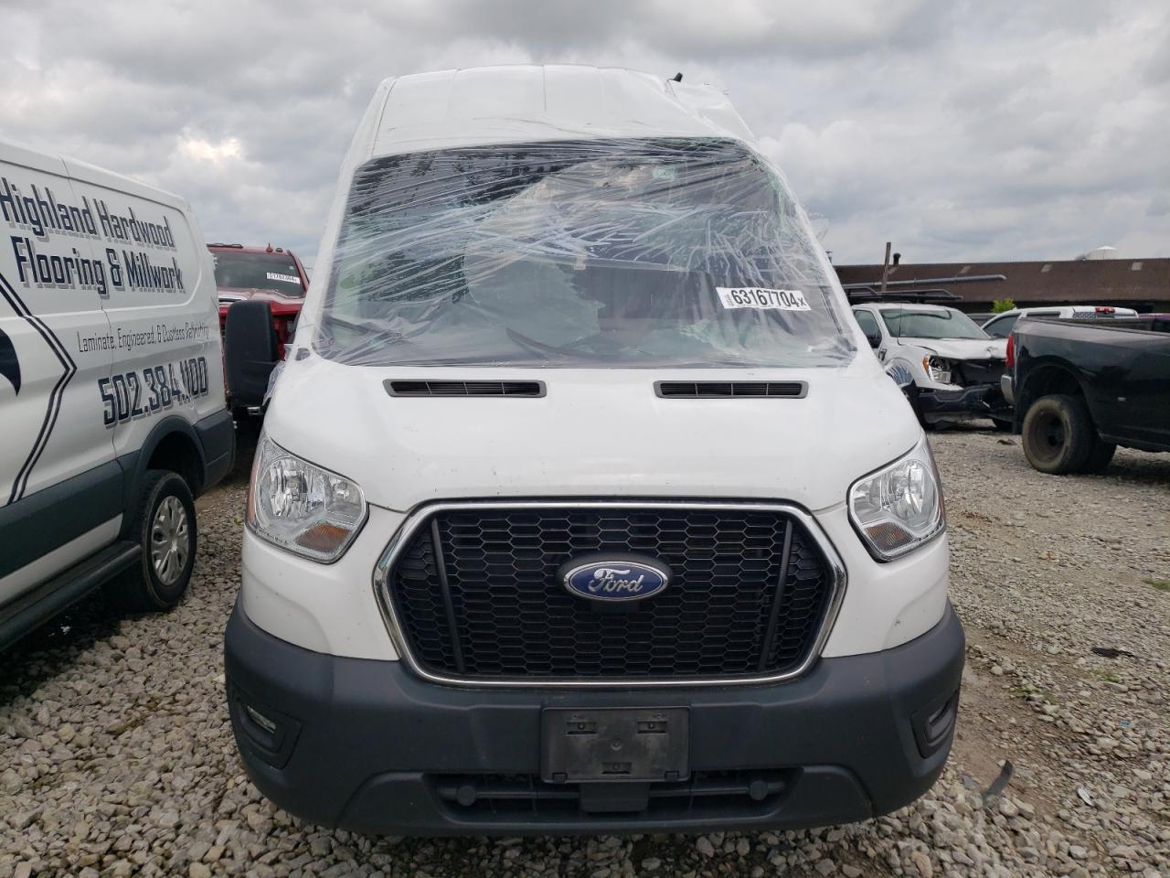 2021 Ford Transit VIN 1FTBW3X82MKA06042 Copart auction photo, all over damage thumbnail 5
