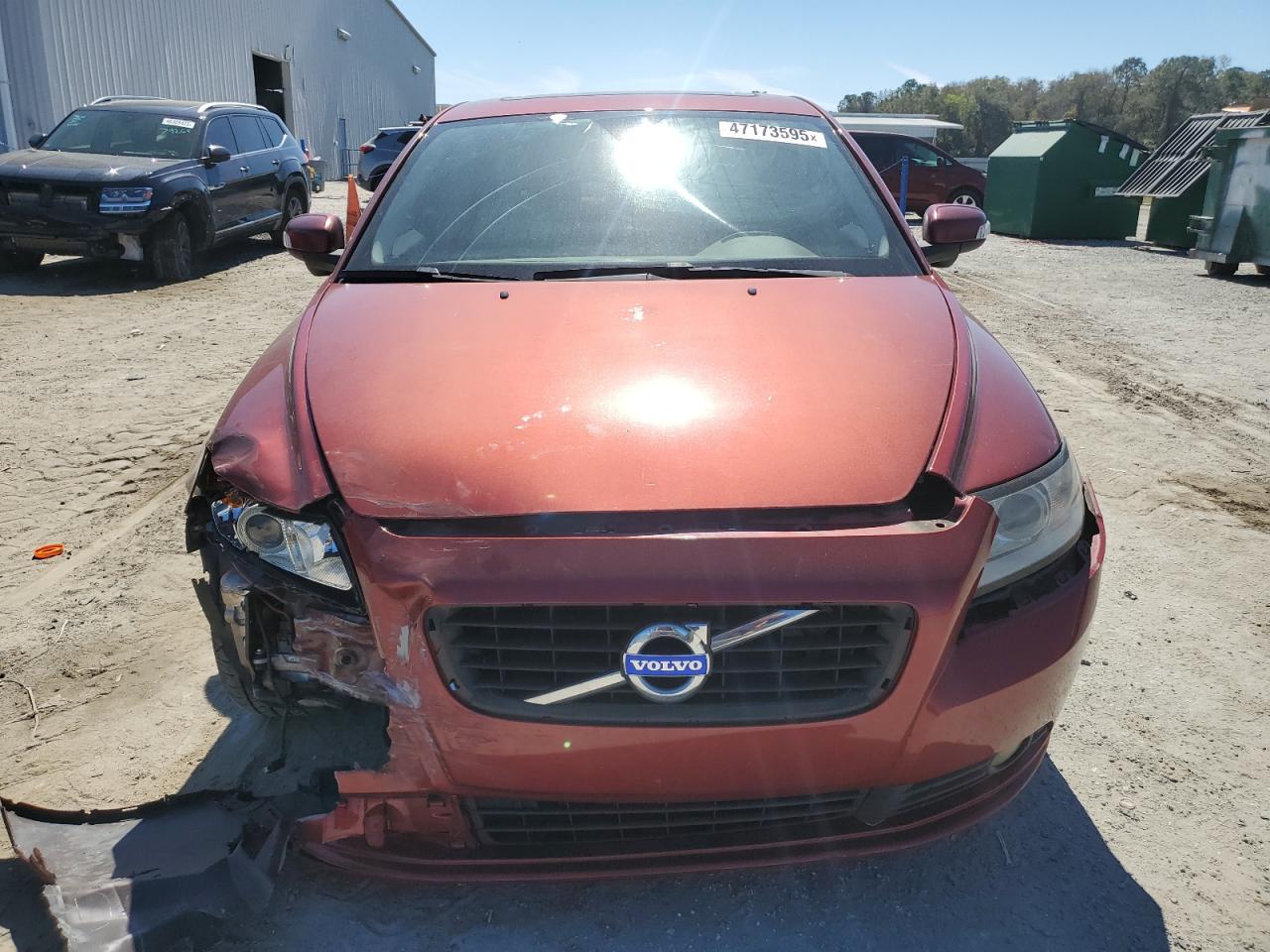 2011 Volvo S40 VIN YV1672MS4B2533306 Copart auction photo, front end damage thumbnail 5