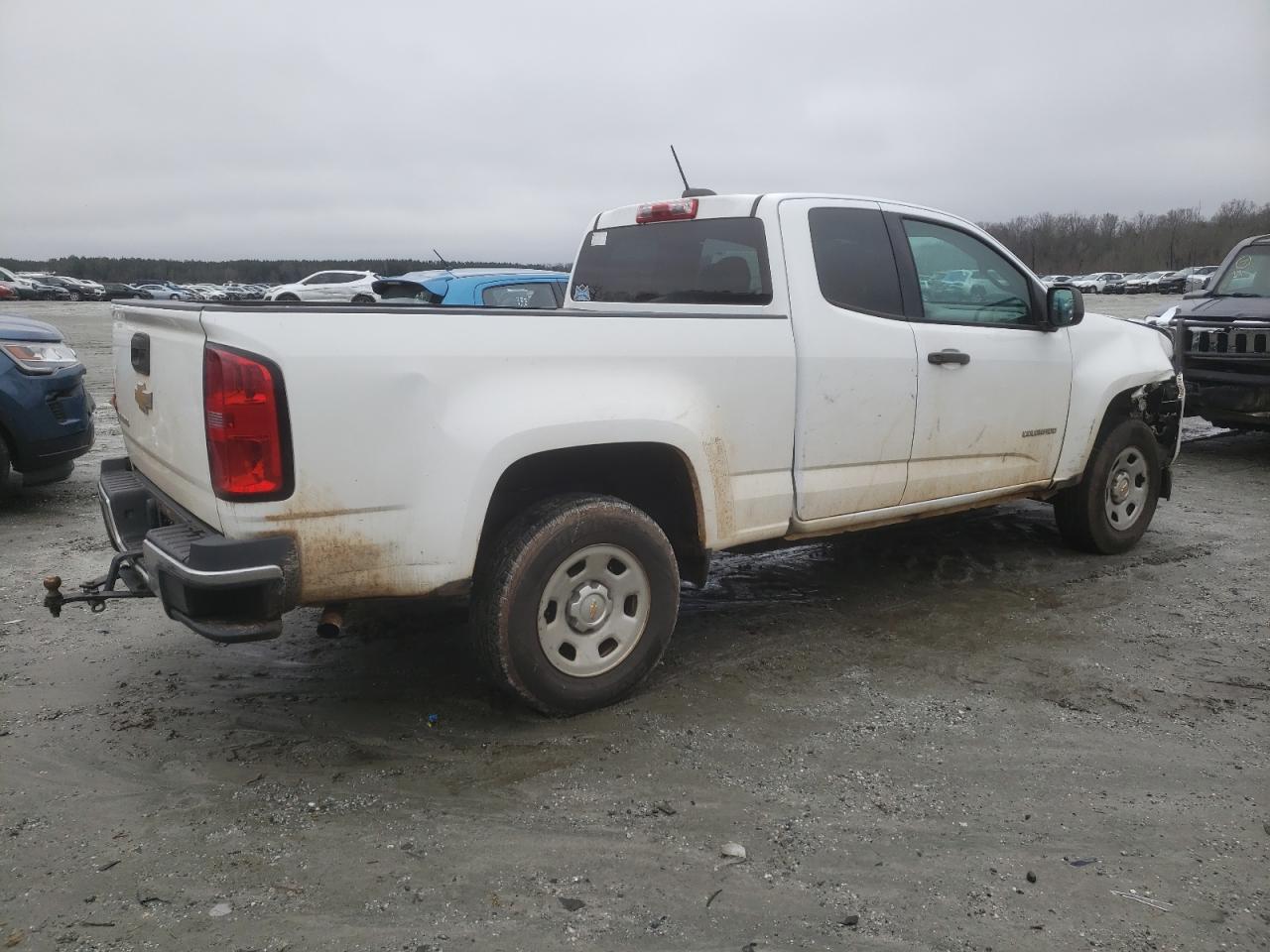 2015 Chevrolet Colorado VIN 1GCHSAEA6F1152193 Copart auction photo, front end / side damage thumbnail 3