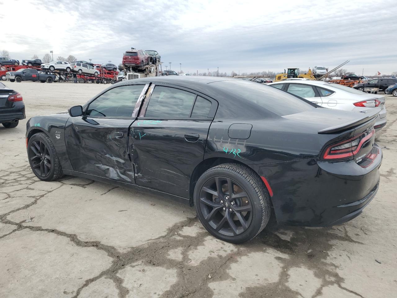 2016 Dodge Charger VIN 2C3CDXKT3GH206571 Copart auction photo, side damage thumbnail 2