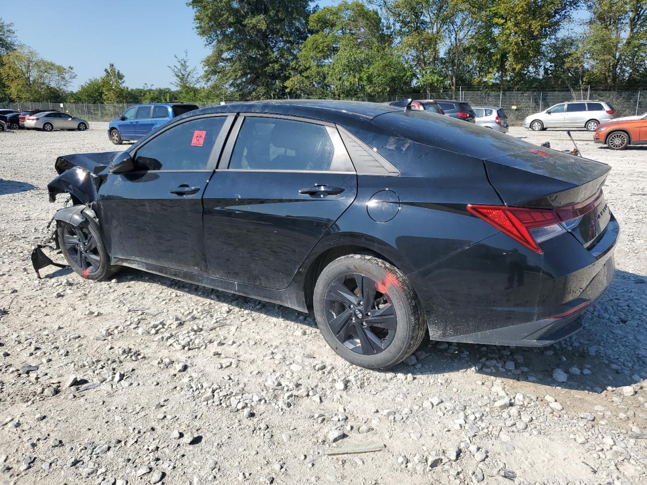 2023 Hyundai Elantra VIN KMHLM4AJ9PU078758 Copart auction photo, all over damage thumbnail 2