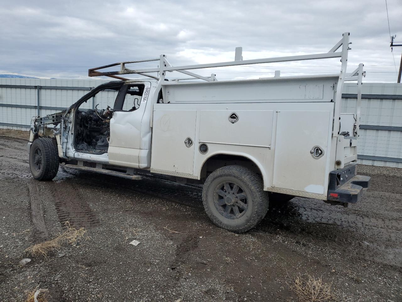 2023 Ford F250 VIN 1FT7X2BA2PEC28378 Copart auction photo, burn damage thumbnail 2