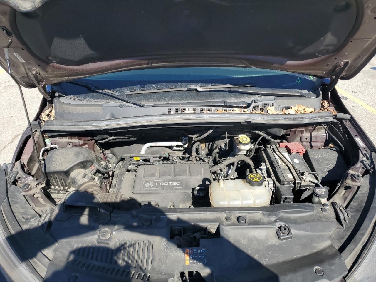 2017 Buick Encore VIN KL4CJASB0HB129204 Copart auction photo, front end / side damage thumbnail 12