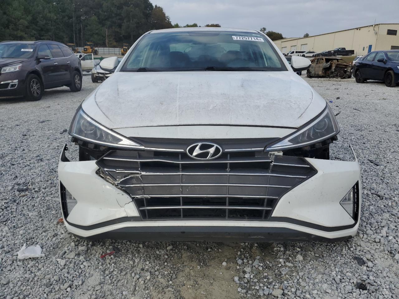 2019 Hyundai Elantra VIN 5NPD74LF7KH487756 Copart auction photo, rear end / front end damage thumbnail 5