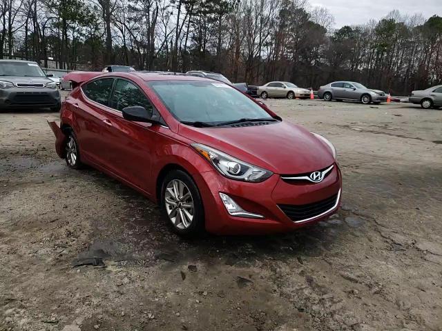 2015 Hyundai Elantra VIN 5NPDH4AE9FH636942 Copart auction photo, rear end damage thumbnail 13
