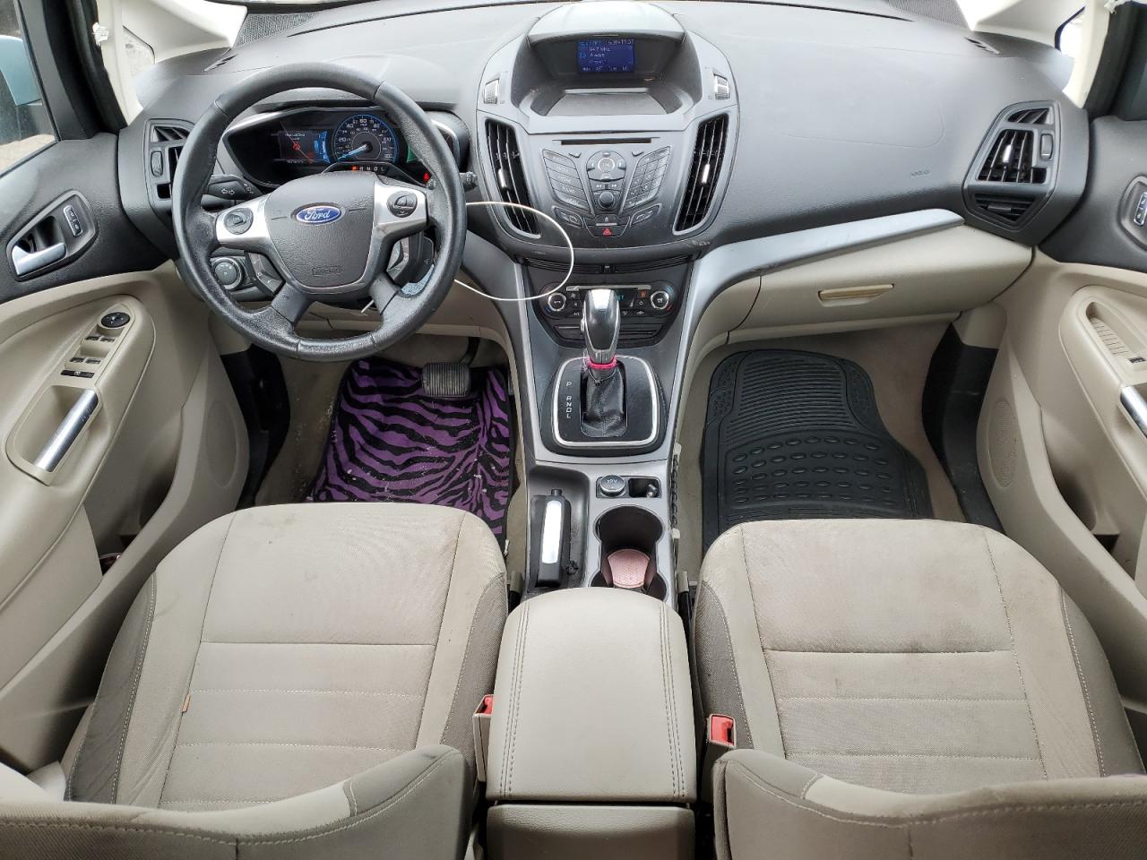 2014 Ford C-MAX VIN 1FADP5AU1EL517380 Copart auction photo, side damage thumbnail 8