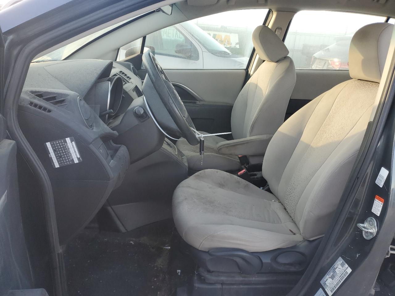 2012 Mazda 5 VIN JM1CW2BL2C0115427 Copart auction photo, front end damage thumbnail 7