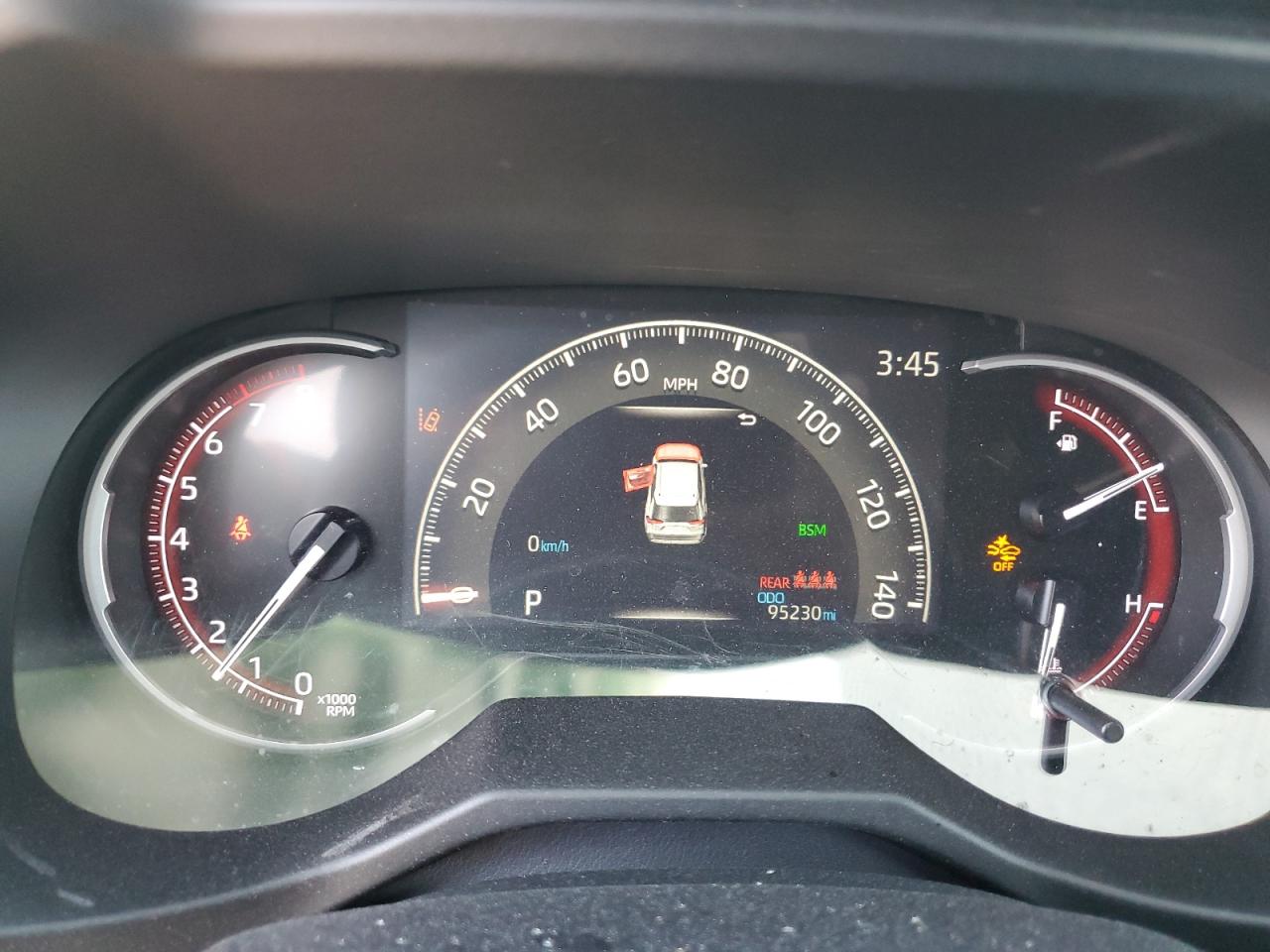 2019 Toyota RAV 4 VIN 2T3J1RFV4KW039827 Copart auction photo, front end / minor dent/scratches damage thumbnail 9