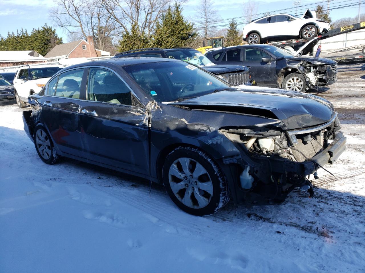 2009 Honda Accord VIN 1HGCP36819A050065 Copart auction photo, all over damage thumbnail 4