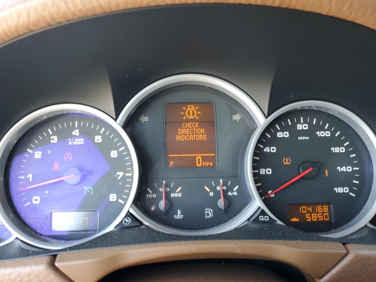 2008 Porsche Cayenne VIN WP1AB29P78LA31524 Copart auction photo, front end damage thumbnail 9