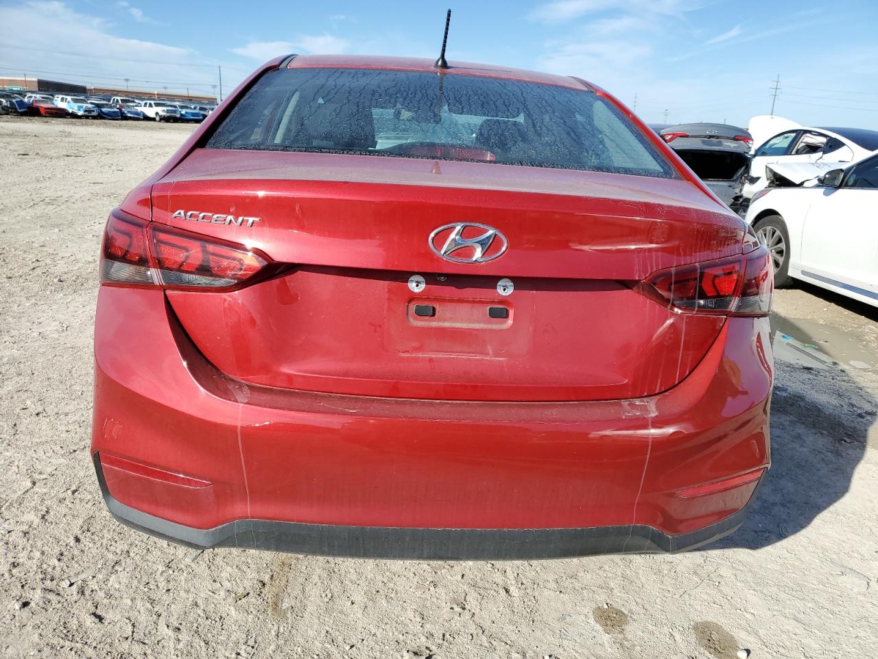 2022 Hyundai Accent VIN 3KPC24A65NE171374 Copart auction photo, front end damage thumbnail 6