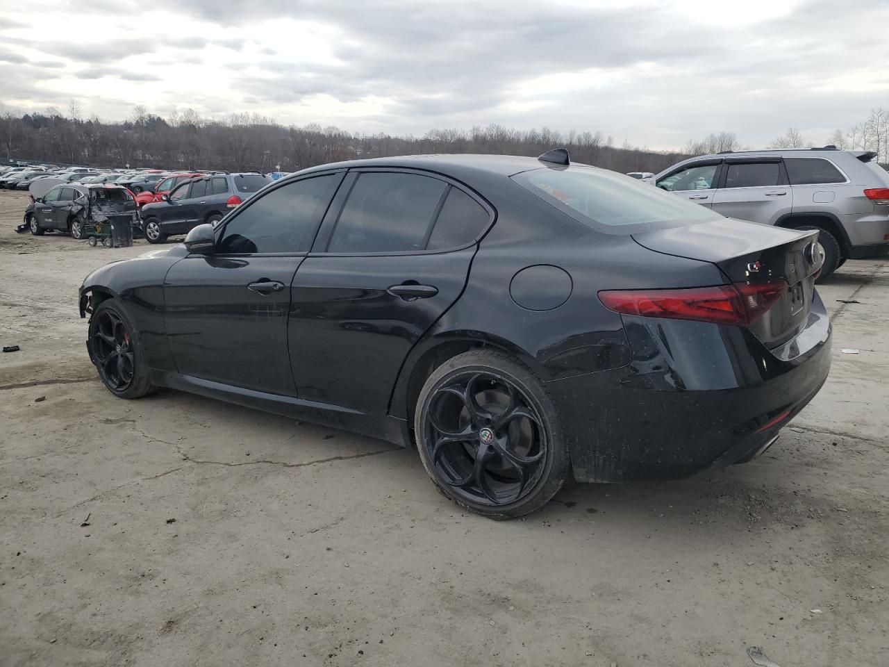 2018 Alfa Romeo Giulia VIN ZARFAEEN7J7572383 Copart auction photo, all over / undercarriage damage thumbnail 2