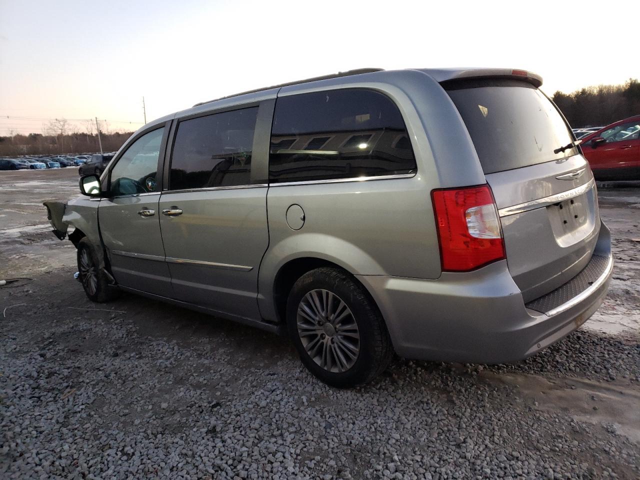 2014 Chrysler Town & Country VIN 2C4RC1CG9ER237693 Copart auction photo, side / front end damage thumbnail 2