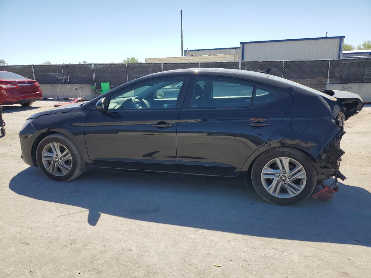 2020 Hyundai Elantra VIN KMHD84LFXLU105722 Copart auction photo, rear end / front end damage thumbnail 2