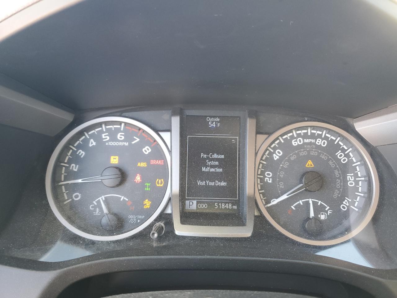2019 Toyota Tacoma VIN 3TMCZ5AN6KM247730 Copart auction photo, all over damage thumbnail 9