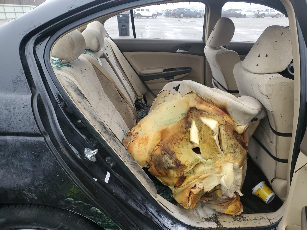 2009 Honda Accord VIN 1HGCP26339A186986 Copart auction photo, burn - engine / burn - interior damage thumbnail 11