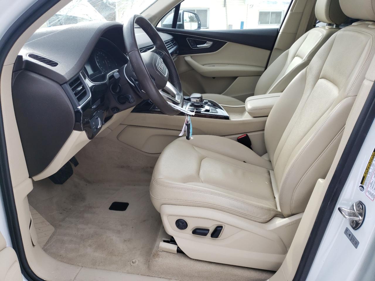 2018 Audi Q7 VIN WA1LAAF70JD032990 Copart auction photo, front end / side damage thumbnail 7