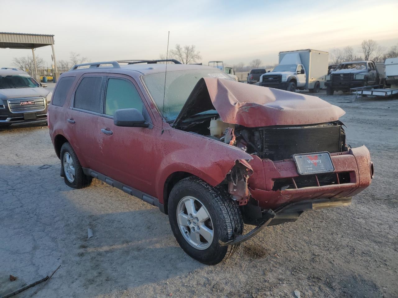 2012 Ford Escape VIN 1FMCU0DG4CKC35076 Copart auction photo, front end damage thumbnail 4