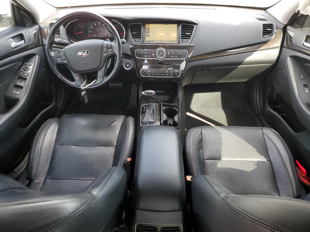 2015 KIA Cadenza VIN KNALN4D70F5180019 Copart auction photo, side damage thumbnail 8