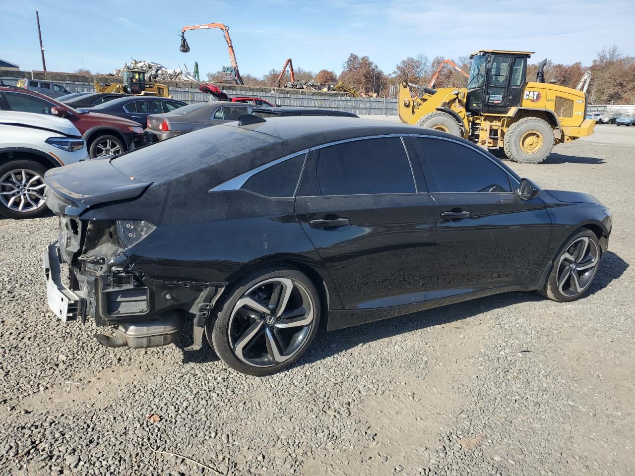 2022 Honda Accord VIN 1HGCV2F3XNA015376 Copart auction photo, front end / rear end damage thumbnail 3