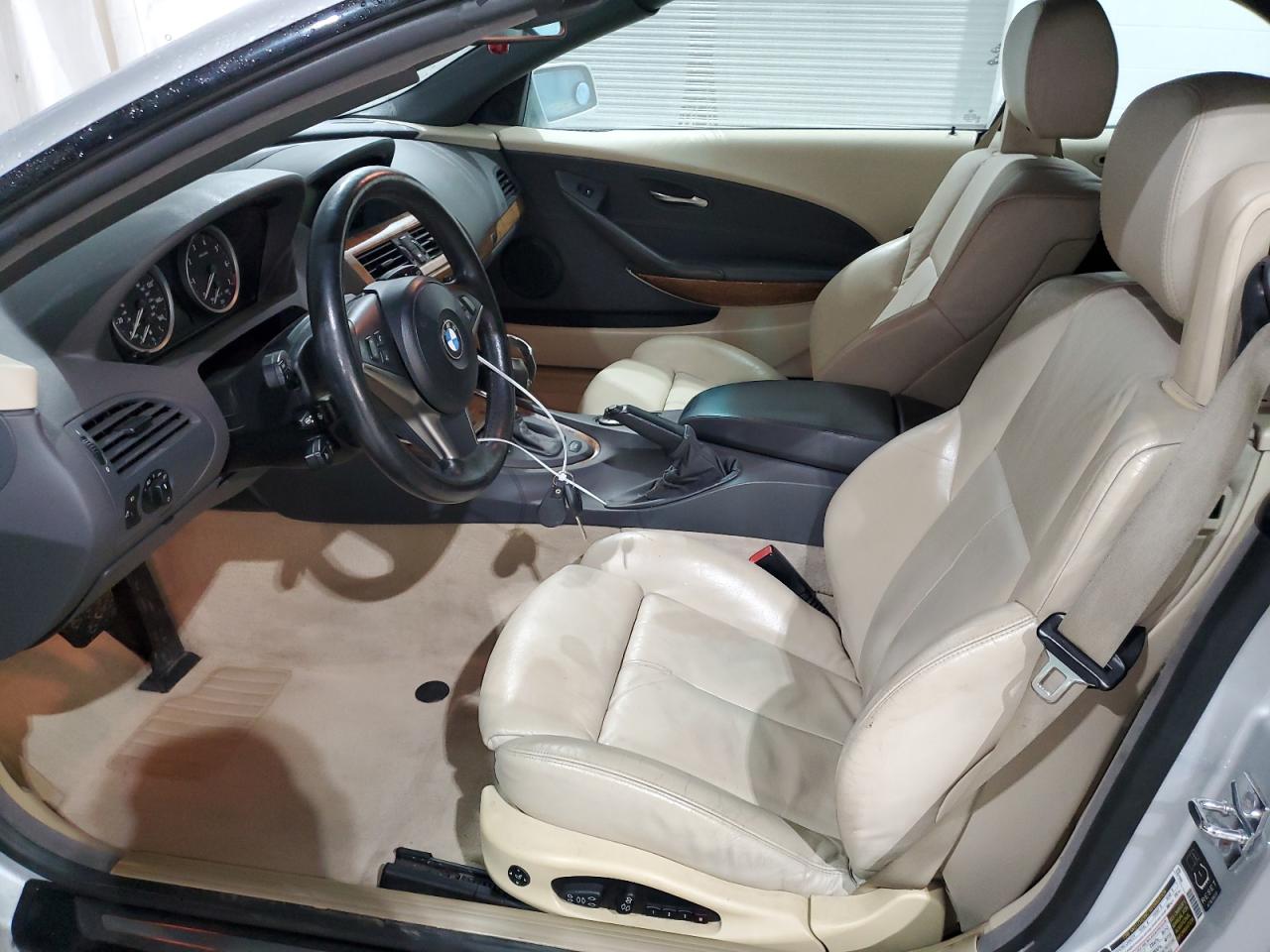 2005 BMW 6er VIN WBAEK73415B325885 Copart auction photo, front end damage thumbnail 7