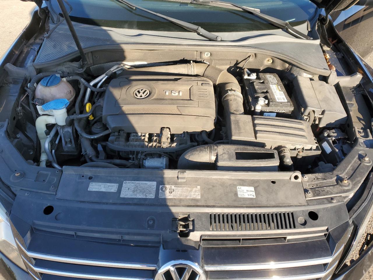 2014 Volkswagen Passat VIN 1VWBT7A32EC089347 Copart auction photo, front end / side damage thumbnail 11
