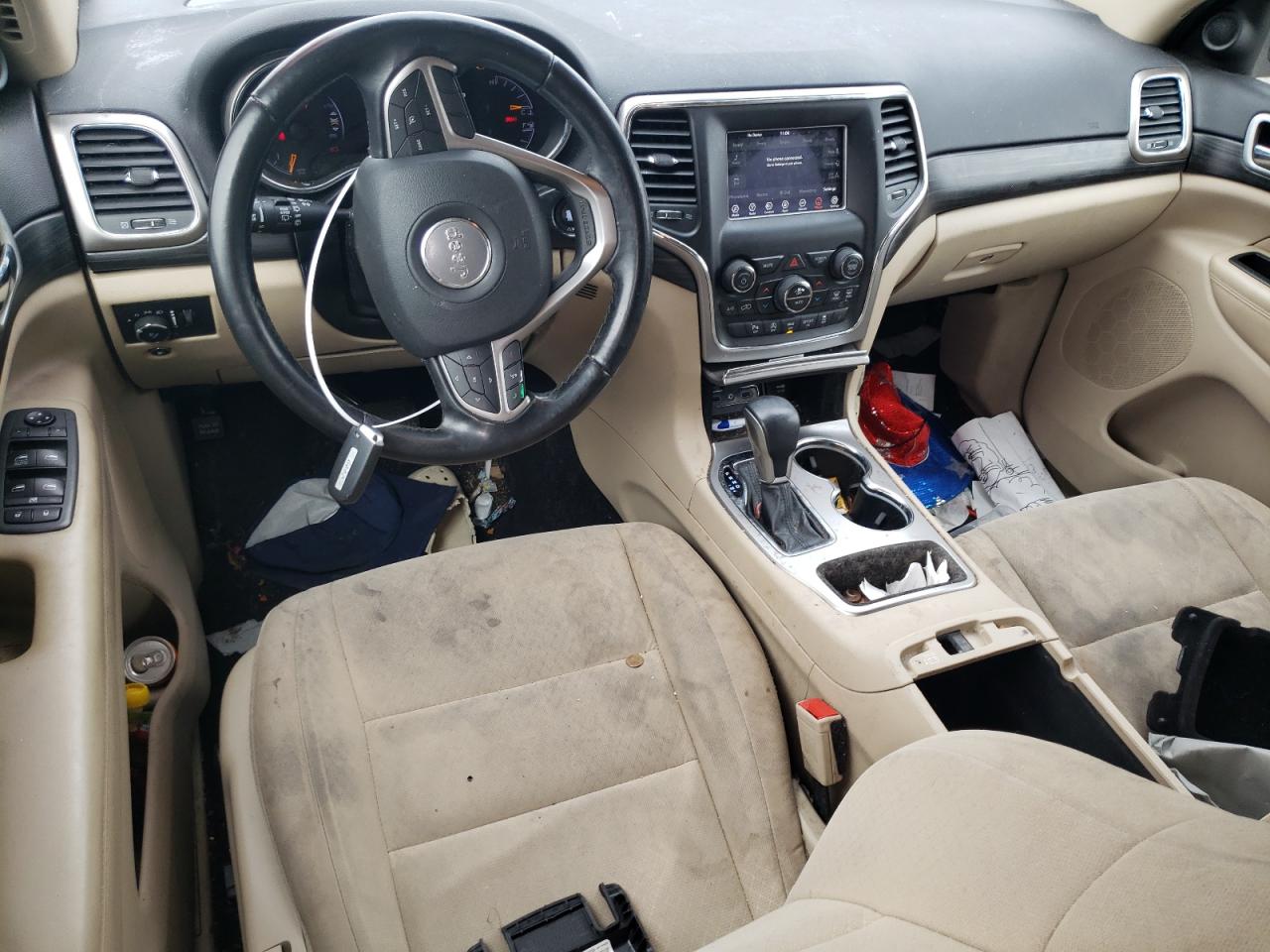 2021 Jeep Grand Cherokee VIN 1C4RJEAG4MC717731 Copart auction photo, biohazard/chemical / front end damage thumbnail 8