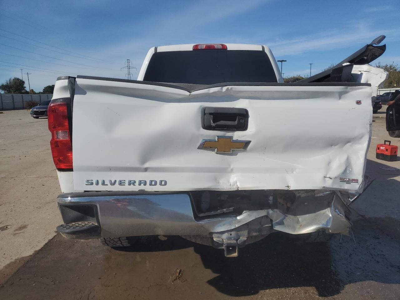 2017 Chevrolet Silverado VIN 1GCVKNEC6HZ240824 Copart auction photo, rear end / minor dent/scratches damage thumbnail 6