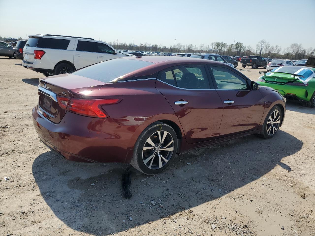 2017 Nissan Maxima VIN 1N4AA6AP3HC392004 Copart auction photo, side / front end damage thumbnail 3