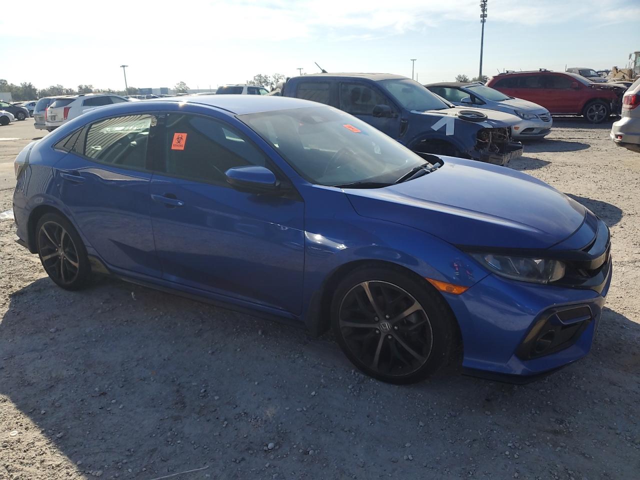 2020 Honda Civic VIN SHHFK7H42LU200130 Copart auction photo, biohazard/chemical damage thumbnail 4