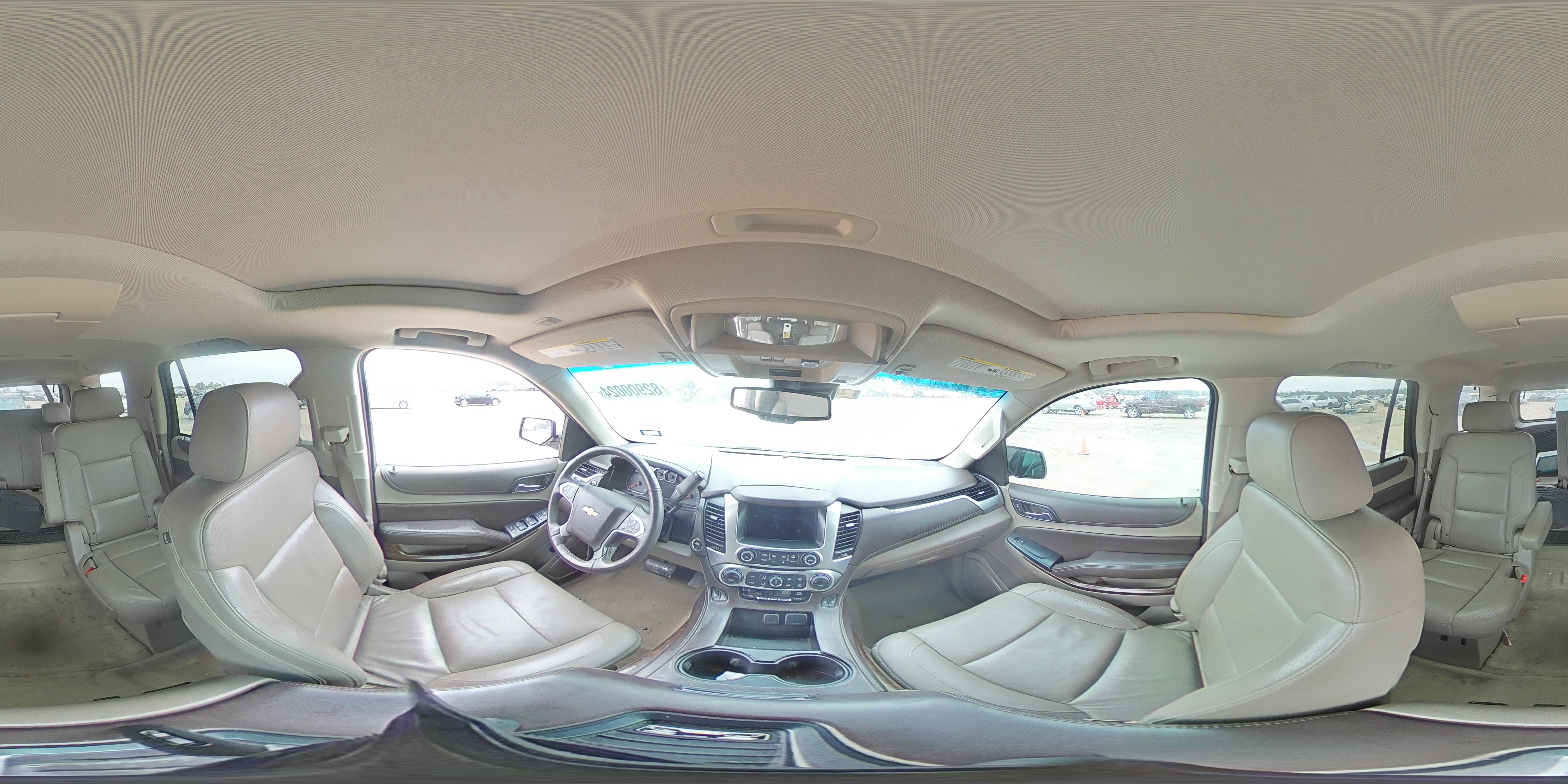 2015 Chevrolet Tahoe VIN 1GNSKBKCXFR602762 Copart auction photo, front end damage thumbnail 13