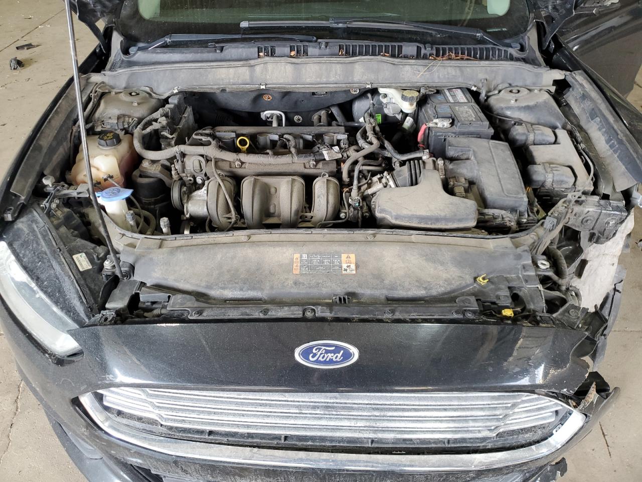 2014 Ford Fusion VIN 1FA6P0H78E5381717 Copart auction photo, front end / rear end damage thumbnail 11