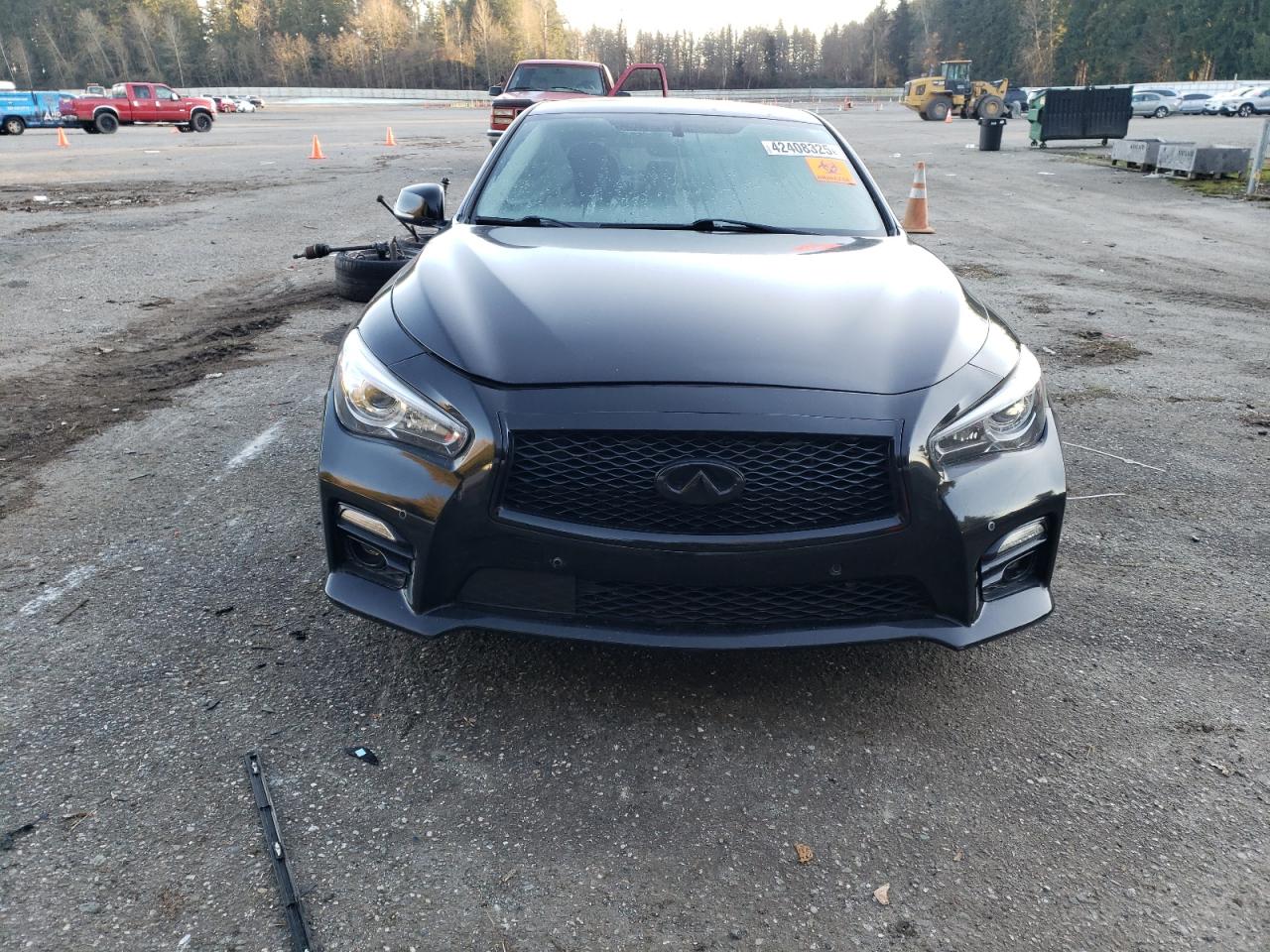 2017 Infiniti Q50 VIN JN1FV7AP0HM851156 Copart auction photo, undercarriage / side damage thumbnail 5