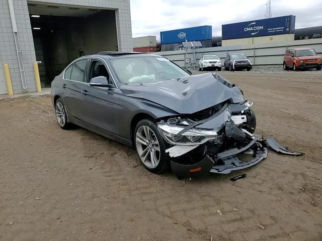 2018 BMW 3er VIN WBA8D9C53JA616514 Copart auction photo, front end damage thumbnail 10
