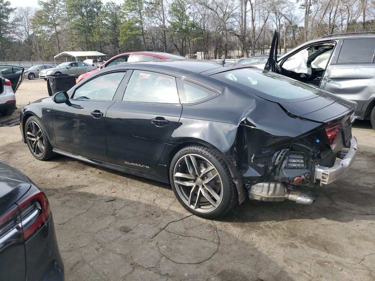 2016 Audi S7 VIN WAUW2AFC2GN110487 Copart auction photo, rear end damage thumbnail 2